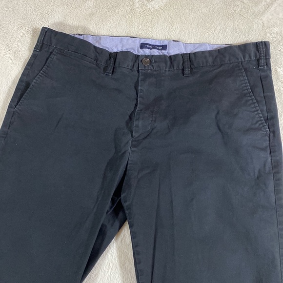 Black Tommy Hilfiger Chino Pants - 40x34 - Picture 4 of 7